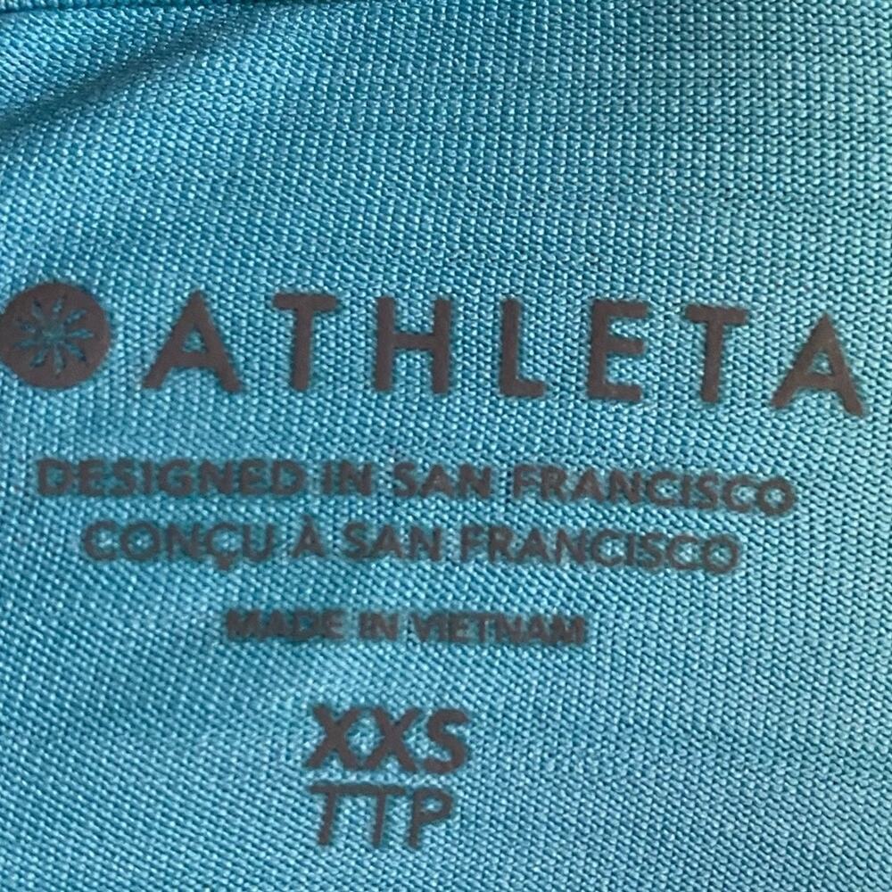 Athleta FASTEST TRACK HALF ZIP Size XXS in Flash Blue - Picture 7 of 10